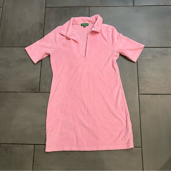 J. Crew Polo Mini Dress in Towel Terry - Picture 2 of 4